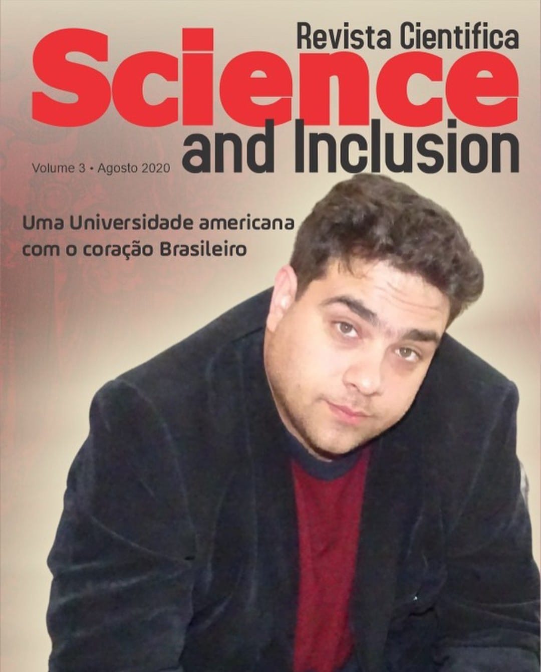 Capa da Revista Científica Science and Inclusion, volume 3, agosto de 2020